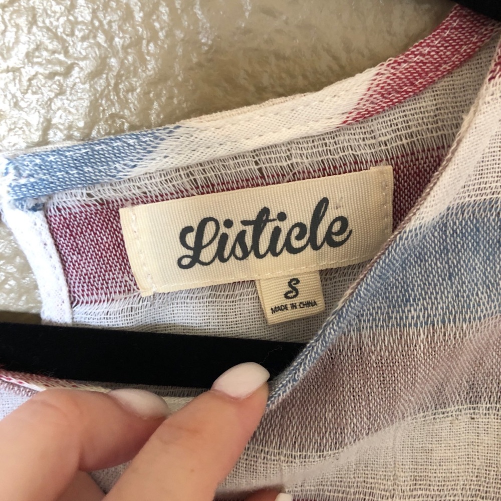 Listicle Striped Babydoll Top - Picture 3 of 7
